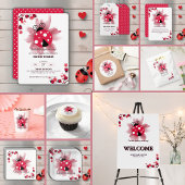 Schattigee Roze Bloemen Onze Kleine Liefde Bug Bab Kaart