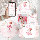 Ballerina ballet meisje verjaardag cadeau inpakpap cadeaupapier