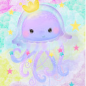 Princess Jellyfish Baby shower Dank u wel Bedankkaart