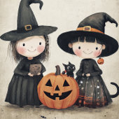 Schattigee Retro  Halloween Kinder Trick or treat Servet