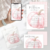 Schattigee boho roze kleine pompoen baby meisje do papieren bordje