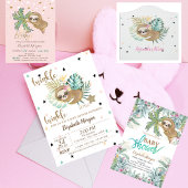 Baby shower voor het verklikken van luike steegjes kaart