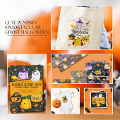 Schattigee Spooktacular Fun Halloween Night Ronde Sticker