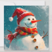 Schattigee  Sneeuwman Classic Speelkaarten