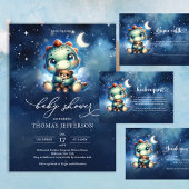 Schattigee baby dino knuffelen teddybeer welkomstb poster