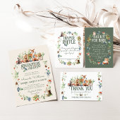 Schattige Woodland Animal Adventure Neutraal Baby  Cadeaulabel