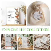 Waterverf Leuke Dieren Moderne QR Code Uitnodiging