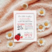 Leukste kleine lieveheersbeestje kinderen verjaard ronde sticker