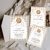 Cute Pie Baby Shower Bedankt Cadeaulabel