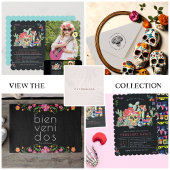 Suikerschedeldag van de uitnodiging van de dode Qu