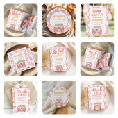 Daisy & Retro Van Pastel Groovy 1e verjaardag Bedankkaart