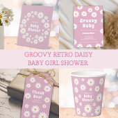 Groovy Baby Meisje Douche Bloem Power Dank u Cadeaulabel