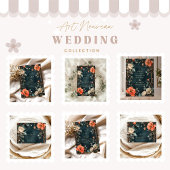 Dark Elegance bruiloft thema Kaart