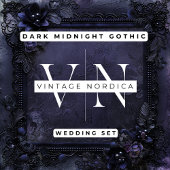 Dark Midnight Gothic Elegance Etiket