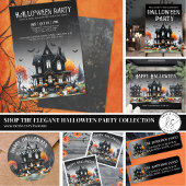 Halloween Party Ronde Sticker