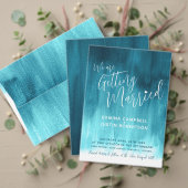 Blauwgroen moderne abstracte kunst nieuw onkruid b custom briefhoofd (Personaliseer deze collectie van deze onafhankelijke maker. Test)