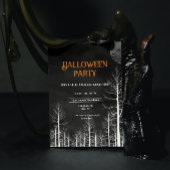 Boos En Booze Donkere Bossen Halloween Feest Kaart