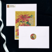 Golden Poinsettia | Fine Art Scatter Christmas  Tissuepapier (Personaliseer de collectie van deze zelfstandige maker.)