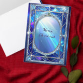 Decoratieve blauwe feestelijke achtergrond wandkleed (Personaliseer de collectie van deze zelfstandige maker.)