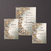 Decoratief Goud Wit Bloemen Favoriet Box Bedankdoosjes (Personaliseer de collectie van deze zelfstandige maker.)