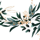 Deep Blue Bloemen Elegante herfst bruiloft RSVP Kaartje