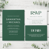 Deep Pine Decorative Serif 2 Trouw Cheers Servet (Personaliseer de collectie van deze zelfstandige maker.)