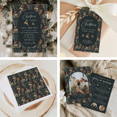 Scandi Kerstkrant Napkins Nordic Holiday Deer Servet