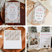 Nordic Holiday Paper Napkins Scandi Christmas Deer Servet