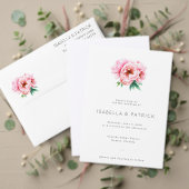 Elegant Wedding Invitation Folie Uitnodiging (Personaliseer deze collectie van deze onafhankelijke maker. Test)