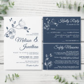 Elegant orchideeën romantisch modern bloemetjeshuw ronde sticker (Personaliseer de collectie van deze zelfstandige maker.)