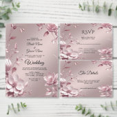 Delicate Pink Floral Planner (Personaliseer de collectie van deze zelfstandige maker.)