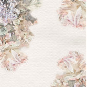 Delicate Waterverf Bloemen Bruiloft Menu