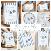 Blue Jean Baby Baby Shower  Bedankjes Labels