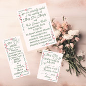 Depressie-tijdperk Vervaagde bloemen Save-the-Date Briefkaart