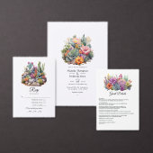Woestijn Hues Bloemen Bruiloft RSVP Kaartje (Personaliseer de collectie van deze zelfstandige maker.)