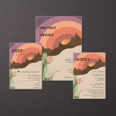 Uitnodiging tot weddenschap op de bestemming woest (Personaliseer de collectie van deze zelfstandige maker.)