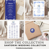 Bestemming Griekenland Santorini Bruiloft Servet