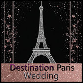 Vintage Paris Roze Roze Zilver Save The Date 