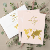 Trouwpaspoort Roze Goud Orde van Dienst Programma (Personaliseer deze collectie van deze onafhankelijke maker. Test)