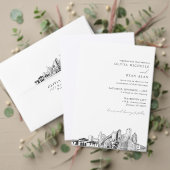 Detroit Save the Date Briefkaart voor bruiloften (Personaliseer deze collectie van deze onafhankelijke maker. Test)