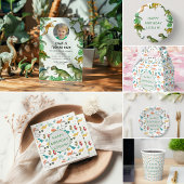 Dinosaur Birthday Party Foto Papieren Bekers