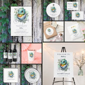 Dinosaur Egg Schattigee Waterverf verlaat Baby sho Button Flesopener