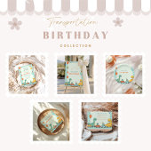 Dinosaurus raceauto 2e verjaardag papieren bordje