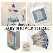 Dinosaurs Crossing, T-rex Baby Shower Klein Cadeauzakje