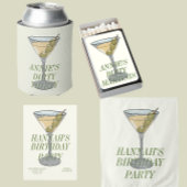 Dirty Martini Verjaardagsuitnodiging Kaart