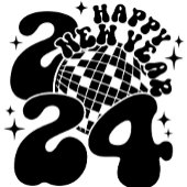 Nieuwjaar Sparkle Kartonnen Onderzetters