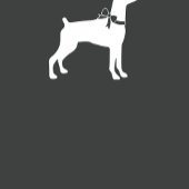 Doberman Dog Baby shower Puppy Dobie Pinscher Bedankkaart