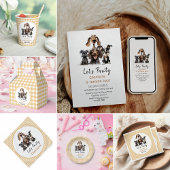 Dog Let's Pawty Birthday Bedankkaart