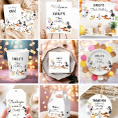 Dog Puppy Pawty Modern Birthday Backdrop Banner