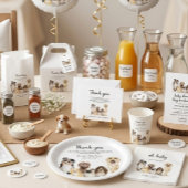 Pug Puppy Baby Shower Kaart